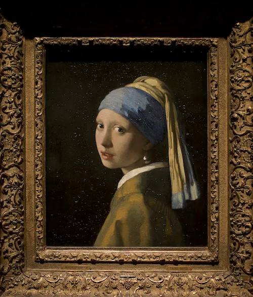 ragazza orecchino blu Vermeer
